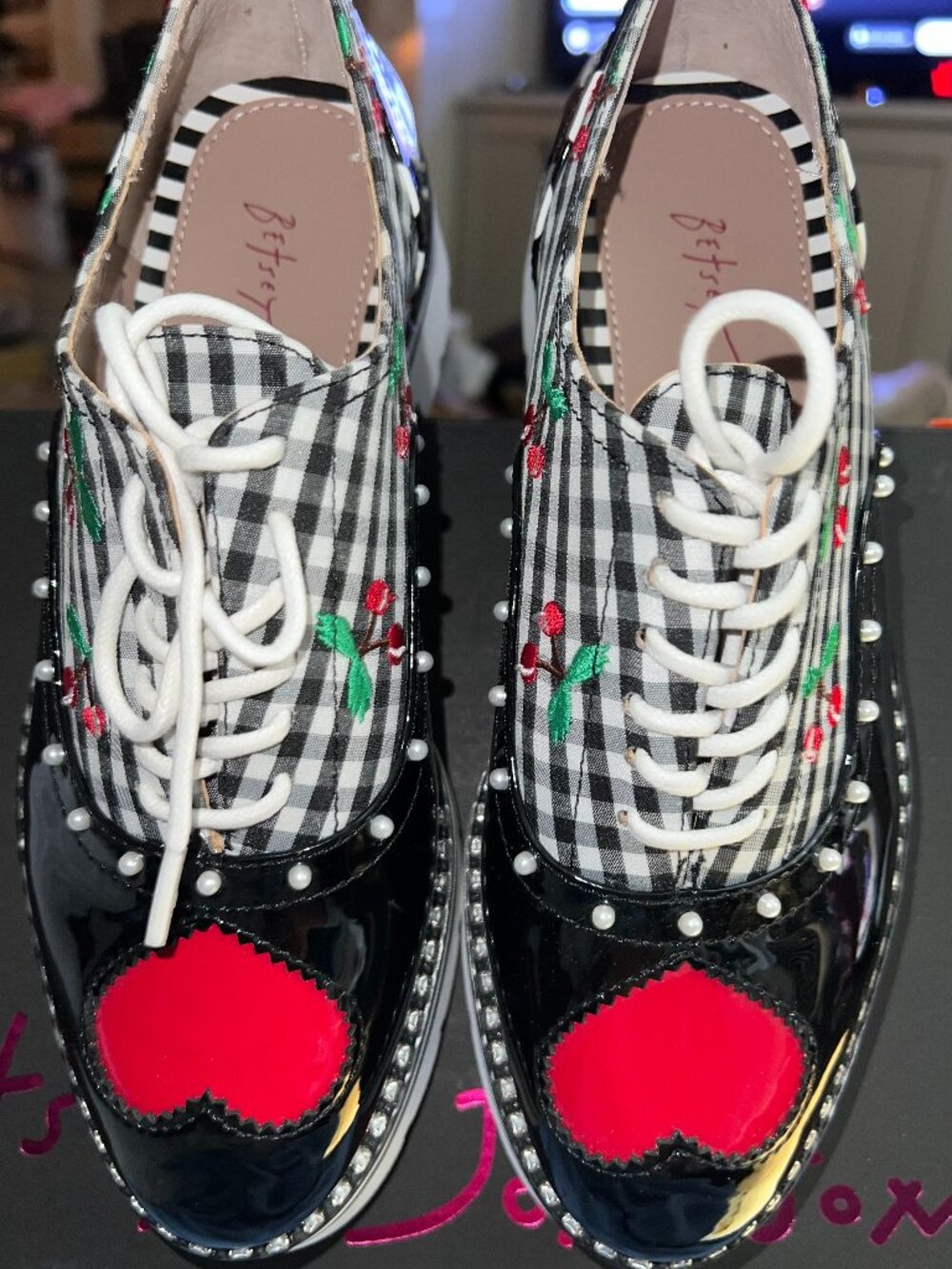 Betsey Johnson Abbott Oxford. New in Box. Size: 5. Asking: $88.
